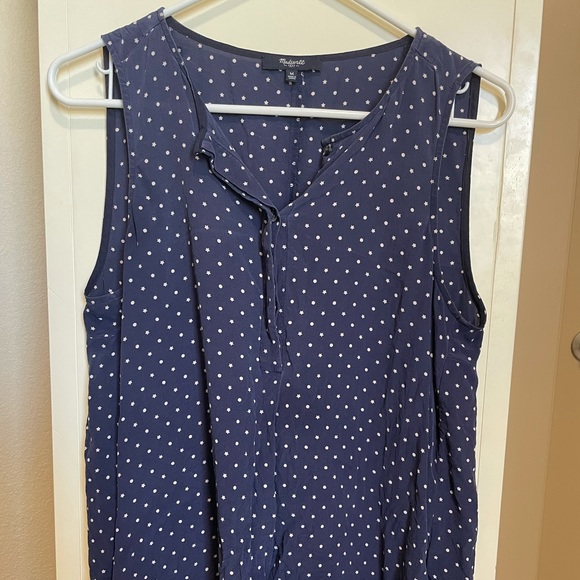 Navy Madewell Printed top - Picture 2 of 2